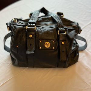Marc by Marc Jacobs black leather handbag; great condition;with MJ prints inside